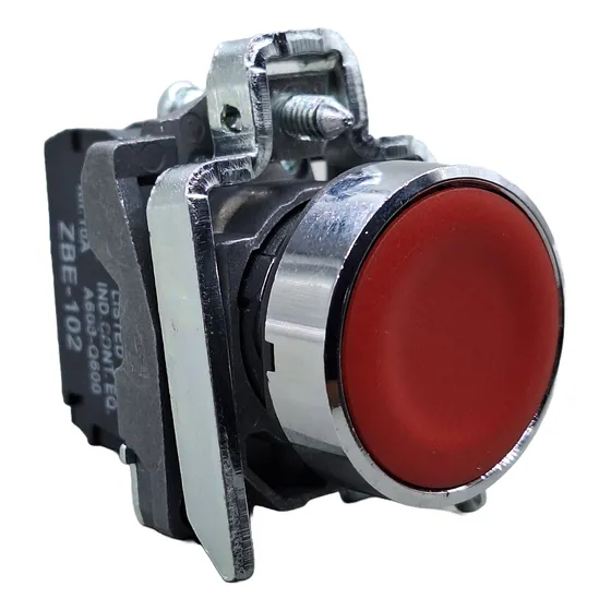 Boton Pulsador 22mm Color Rojo Y Verde 220v 3a Zbe-102