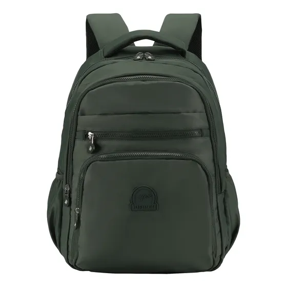 Mochila Juvenil Jumper Nylon Cor Verde Militar Isibras