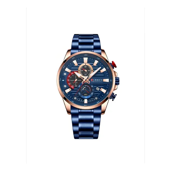 Reloj Para Hombre Curren Curren Kred612005 Azul