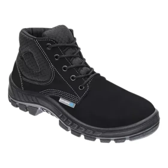 Botina De Segurança Nubuck Preto New Prime Nº40 Marluvas