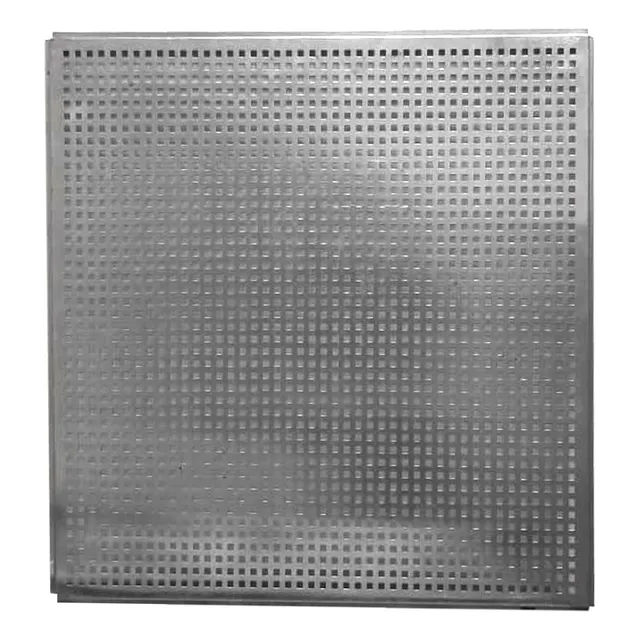 Laminas De Aluminio Cuadriculado Cielo Raso 60x60 Cm