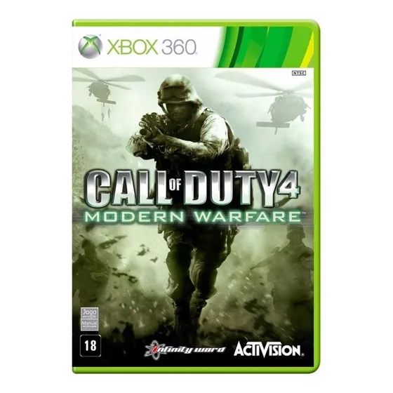 Call Of Duty 4 Modern Warfare Xbox 360 Mídia Física