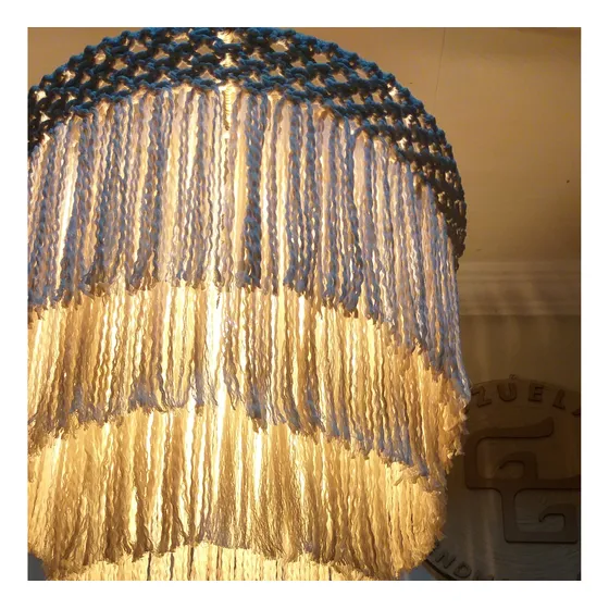 Luminaria Macrame Vintage
