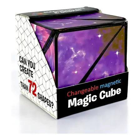 Cubo Mágico Magnético Mutável Premium Brinquedo 72 Formas Estrutura Cubo Magnético
