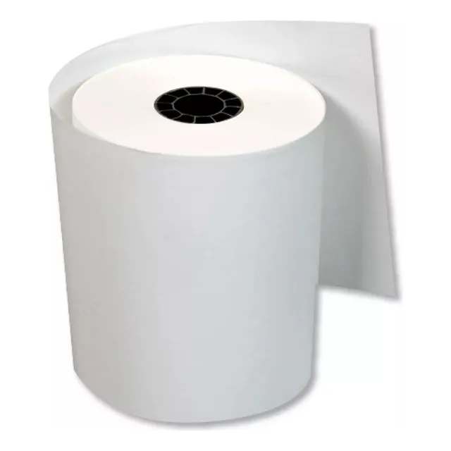 Rollo Papel Bond 76x70 Caja 50 Piezas Punto De Venta Color Blanco