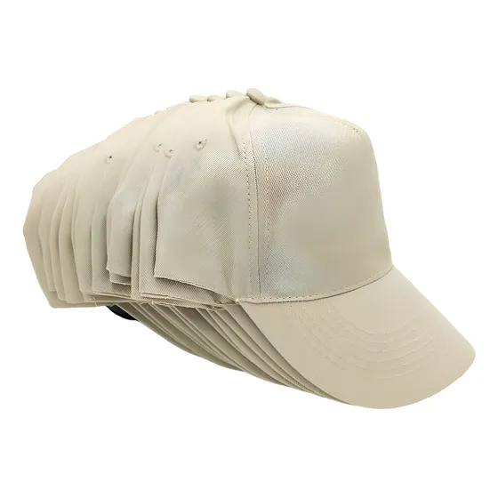 Pack 12x Gorro Jockey Poliester - Bordar Estampar Sublimar
