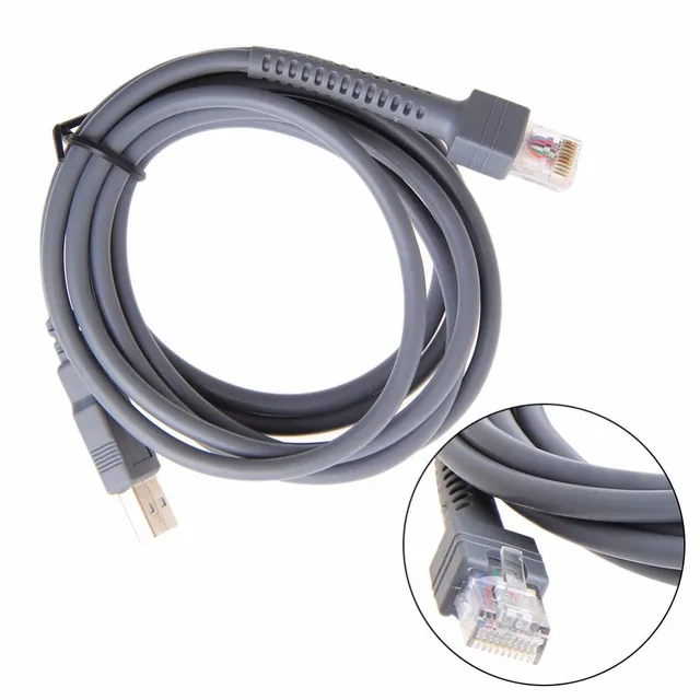 Cable Usb S07zar Para Lector Symbol Motorola Zebra Ls1203 Li2208 Li4278 Ds9208 Ls1902 Ds4308