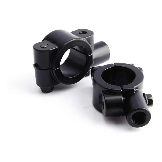 Par Soportes Espejos 10mm Moto Café Racer Universal 22mm 