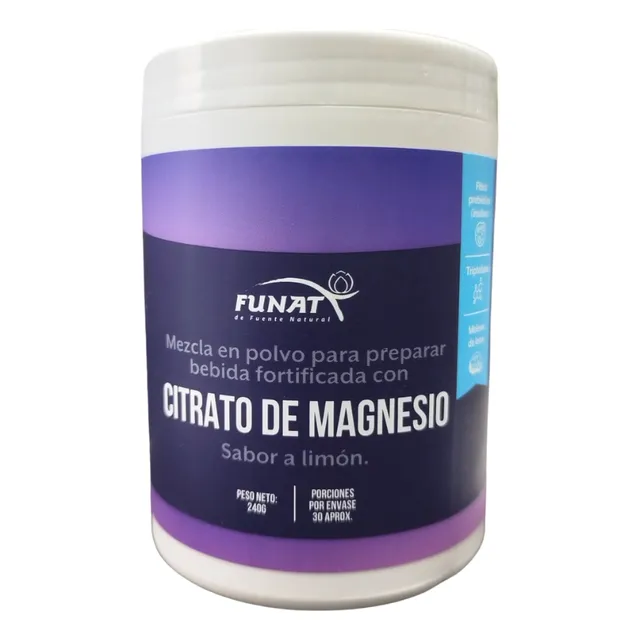 Citrato De Magnesio 240g Funat - g a $254