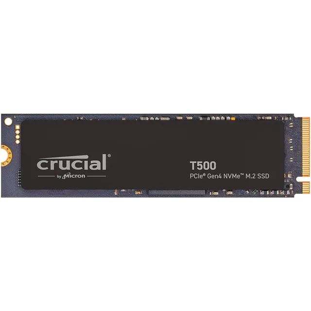 Crucial T500 500 Gb Gen4 Nvme M.2 Ssd Interno Para Juegos, Hasta 7200 Mb/s, Compatible Con Portátiles Y Computadoras De Computadora + 1mo Adobe Cc Todas Las Aplicaciones - Ct500t500ssd8