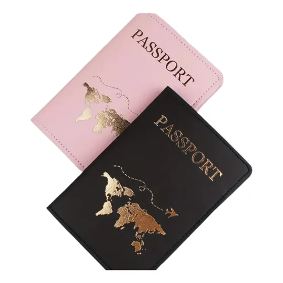 Set De  2 Porta Pasaporte De Viaje  Protectora Documentos