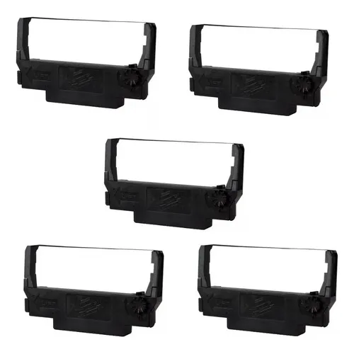 6 Cintas Compatible Con Epson Erc-38b Negra Para Impresora Tmu-200 /tm-300