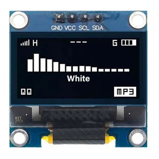 Display Pantalla Oled Blanco 128x64 0.96 I2c Ssd1306