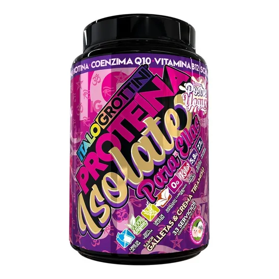 Proteina Isolate Para Ellas - Italo Grottini - 33 Servicios Sabor Tiramisu Cream Cookies