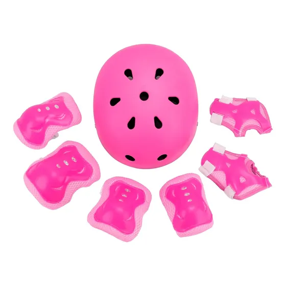 Set De Protecciones Para Patines Bicicleta Skate Niños Niñas