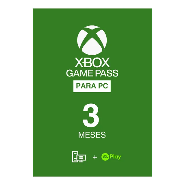 Xbox Game Pass Para Pc 3 Meses Digital