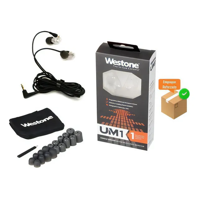 Westone Um1 Tra Audífonos In Ear Monitor Personal Pro Color Transparente