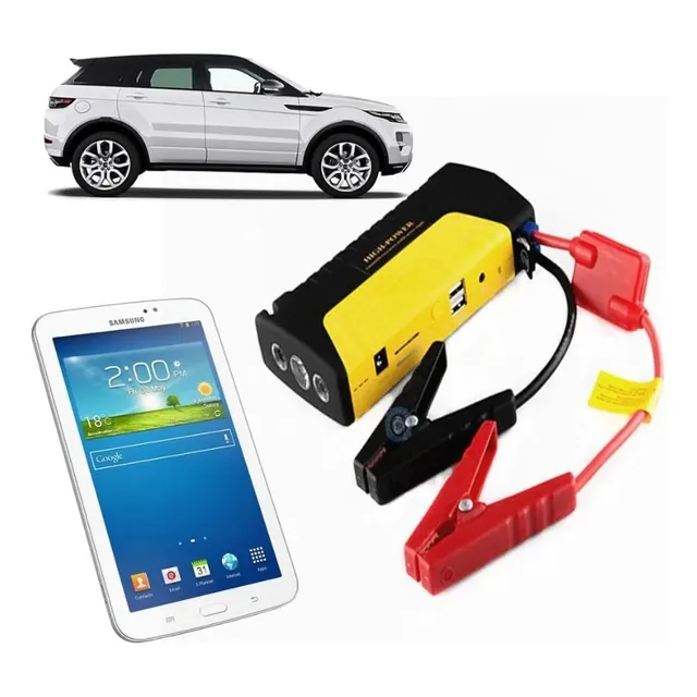 Arrancador Bateria Auto Powerbank  Linterna Cargador