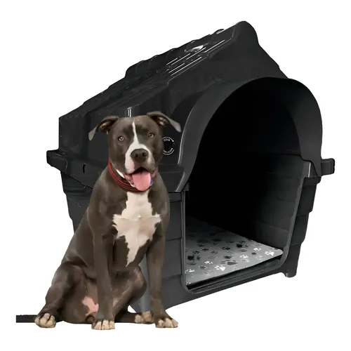 Casa Cachorro Número 4 Grande Plástico Casinha Para Cães Pet Cor