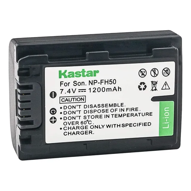 Batería Np-fh50 Para Sony Ac-vqh10 Dschx100 Dcrdvd650 Dvd150