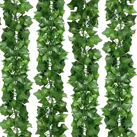 60m Trepadeira Artificial Arranjo Jardim Vertical Plantas Verde