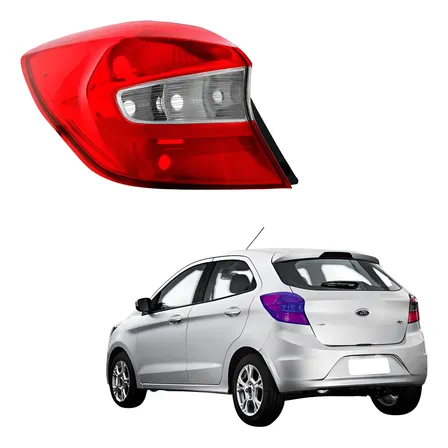 Lanterna Traseira Ford Ka 2015 A 2018 Direito Ou Esquerdo Esquerdo/motorista Vermelho