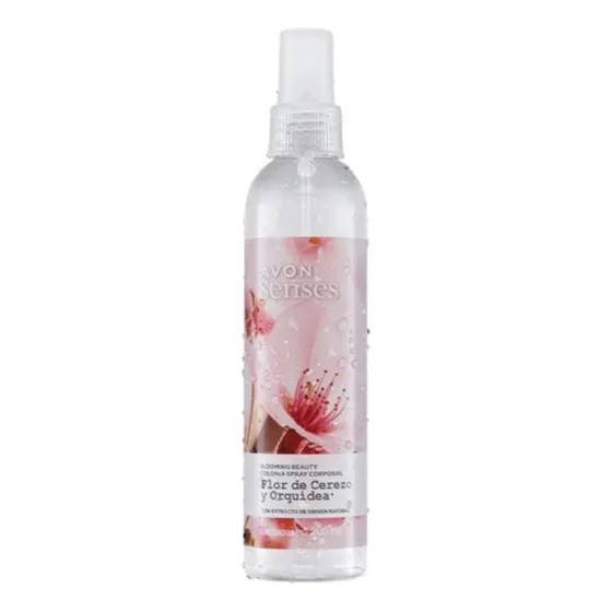 Splash Corporal Flor De Cerezo Y Orquidea De Avon Senses