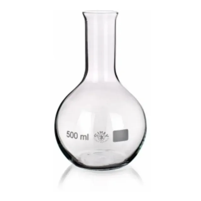 Balon Fondo Plano De 1000 Ml Simax