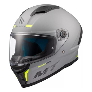 Casco Moto Integral Mt Stinger 2 A12 Solid Titanium Mate Casco Moto Integral Mt Stinger 2 A12 Solid Titanium Mate