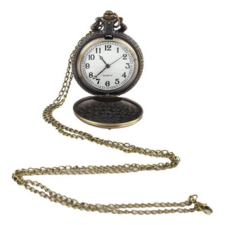 Reloj De Bolsillo Musulmán Islámico De Cuarzo Clásico De La Reloj De Bolsillo Musulmán Islámico De Cuarzo Clásico De La