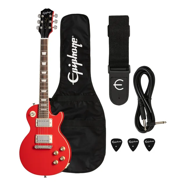 Guitarra Electrica 3/4 EpiPhone Les Paul Power Player - Rojo