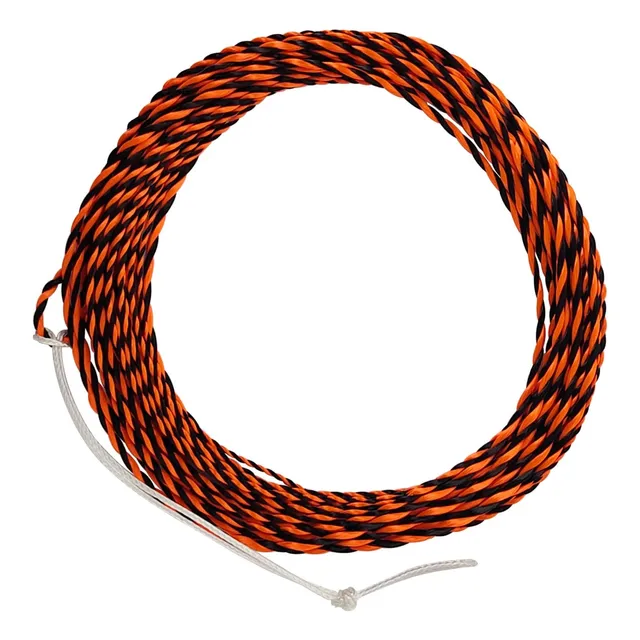 Línea De Pesca Con Linea Respaldo (naranja Y Negro, 13 Pies)