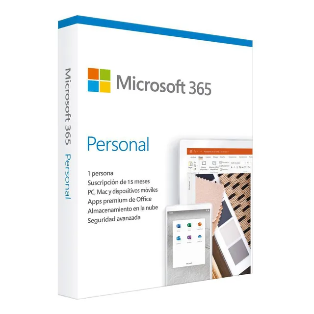 Microsoft 365 / Office 365 Personal 5 Dispositivos 15 Meses
