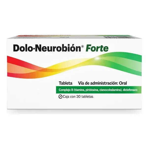 Dolo Neurobión Forte Caja Con Frasco Con 30 Tabletas