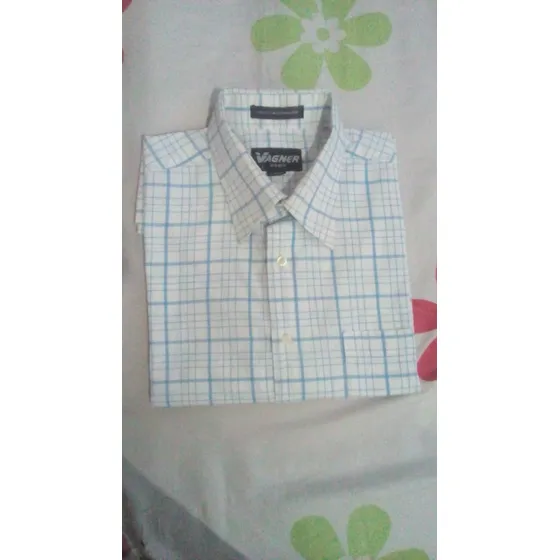 Camisa De Bestir Manga Corta Caballero Talla M Usada