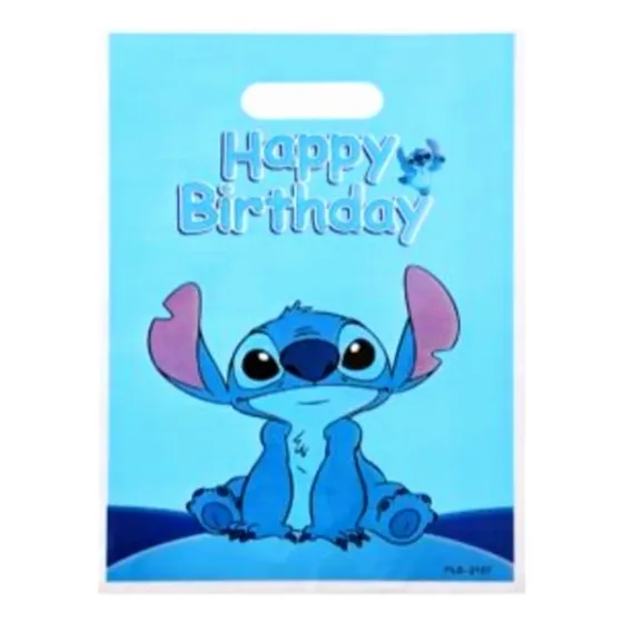 Bolsas Stitch 30 Unidades Para Cumpleaños