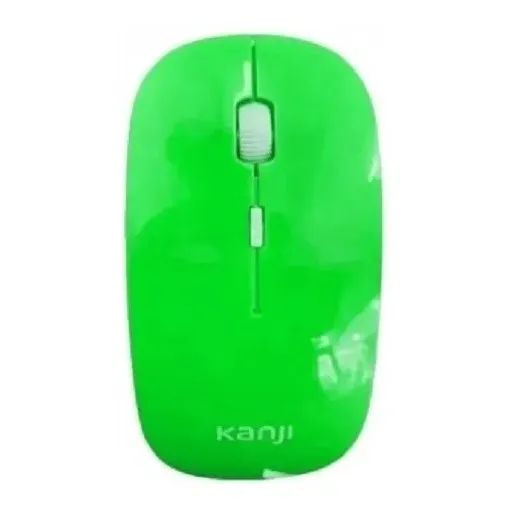 Mouse Inalambrico Kanji Wireless Optico 1600dpi 2.4ghz