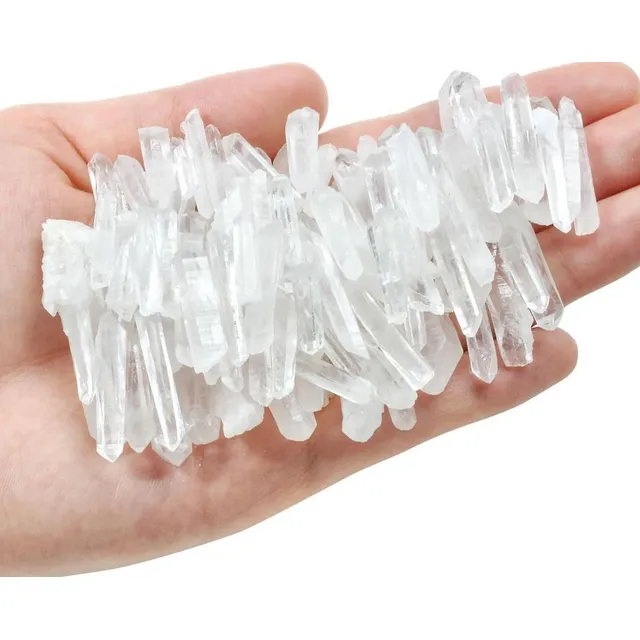 20 Puntas De Cuarzo Natural Pequeñas