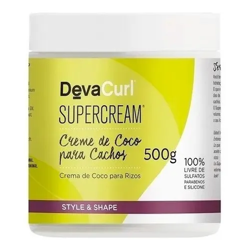 Deva Curl Máscara Supercream Para Cachos 500g