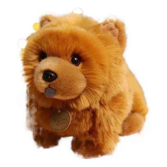 Dog Plush 25cm 10inch Cute Chow Toy Soft Stuffed Animal Doll