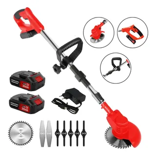 Roçadeira à Bateria Completa 48v 1580w Cortador Grama Roçadeira à Bateria Completa 48v 1580w Cortador Grama