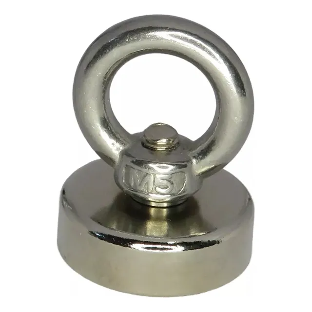Imán Neodimio Cáncamo Cerrado 25mm / 22kg