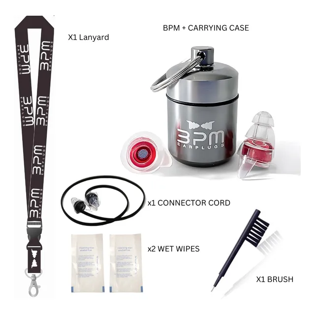Protector Auditivo Bpm Earplugs Pro Editio Full Kit
