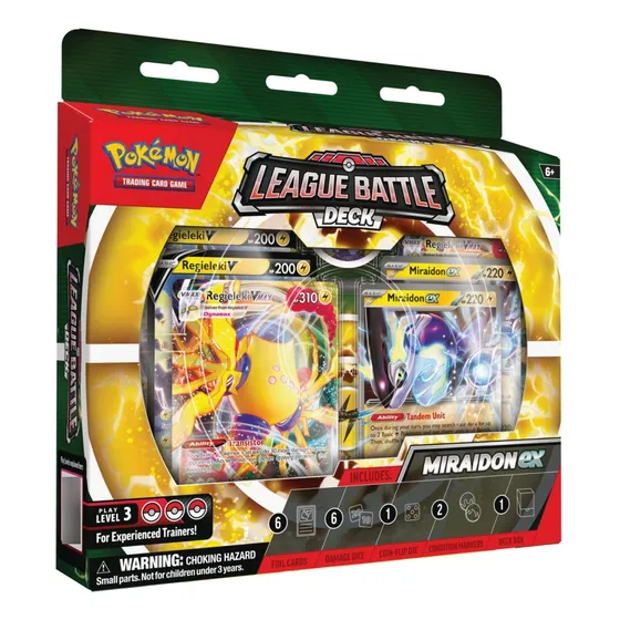 Pokémon Miraidon Ex League Battle Deck Inglés 60 tarjetas