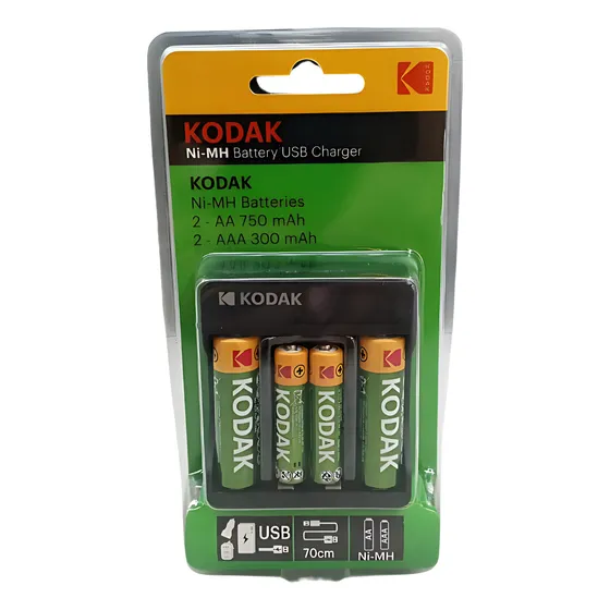 Cargador Para Bateria  Ni-mh Con Usb Kodak