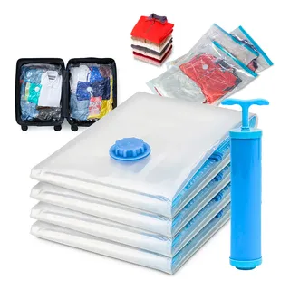 Kit 5 Saco Ă VĂĄcuo 50x60cm Viagem Mala Organizador Edredom Com Bomba Kit 5 Saco Ă VĂĄcuo 50x60cm Viagem Mala Organizador Edredom Com Bomba