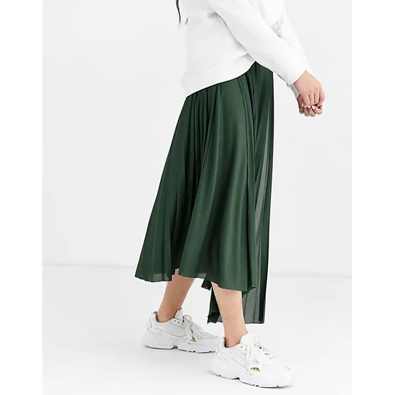 Falda Larga Verde Marca Asos