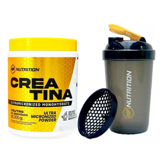 Creatina Monohidrato 300g Shaker Vatidor Proteina
