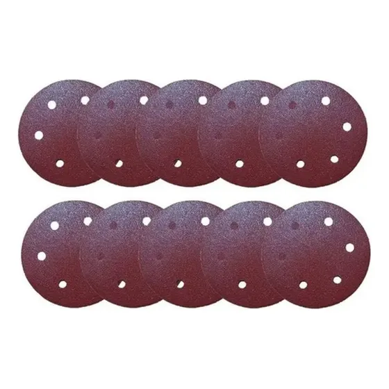 Kit Com 10 Lixas Lixadeira Menegotti 225mm 240 Gr