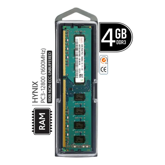 4gb Ddr3 1600mhz Single Rank 1.5v 240-pin Desktop Memory